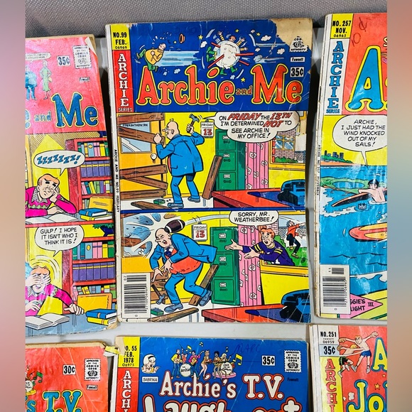 Vintage ARCHIE’S ARCHIE SERIES Collectors Comic Book Lot Of 7 - Picture 6 of 9